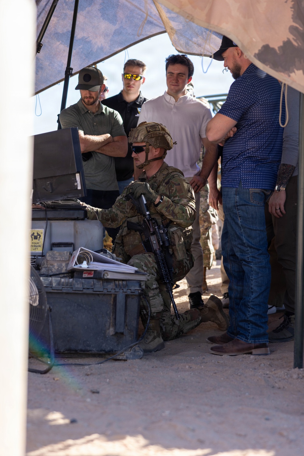 Senior Advisor for Secretary of War visits Joint Task Force Southern Border