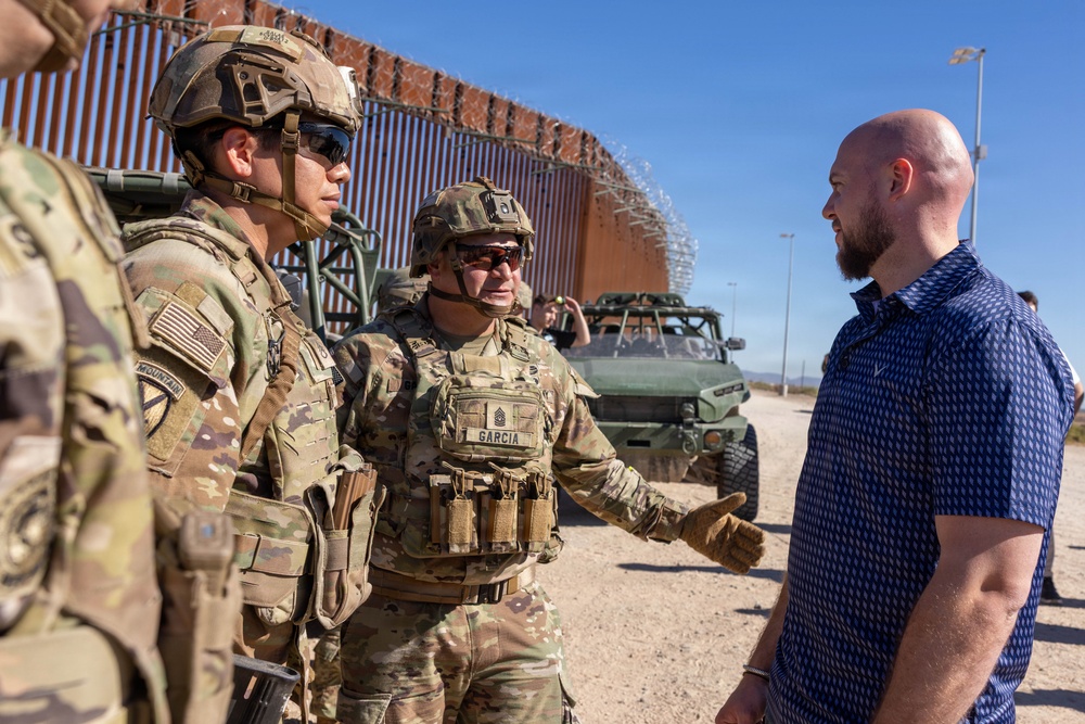 Senior Advisor for Secretary of War visits Joint Task Force Southern Border