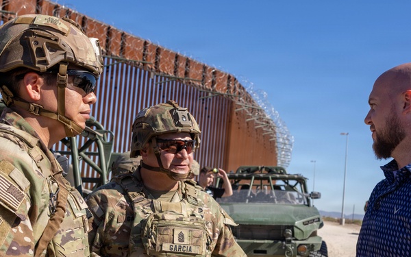 Senior Advisor for Secretary of War visits Joint Task Force Southern Border