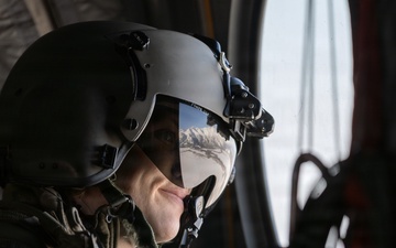 AKARNG Chinook aviators fly over Knik Glacier