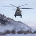 AKARNG Chinook aviators fly over Knik Glacier