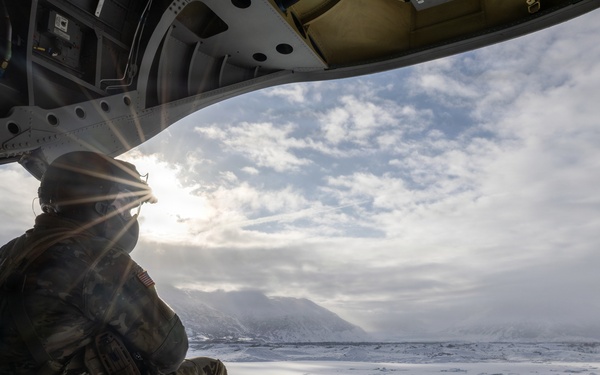 AKARNG Chinook aviators fly over Knik Glacier