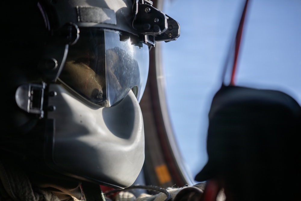 AKARNG Chinook aviators fly over Knik Glacier