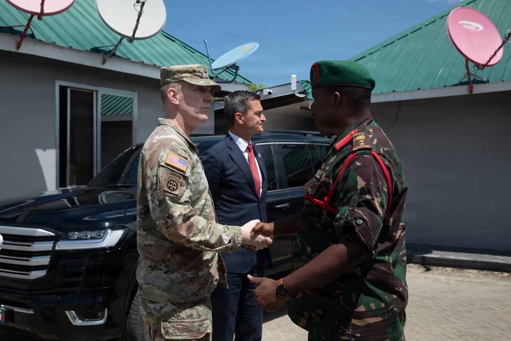 SETAF-AF BG Cederman visits Lugalo General Military Hospital during Justified Accord 26