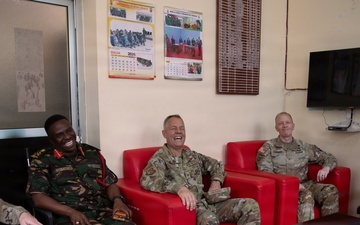 SETAF-AF Brig. Gen. Daniel Cederman visits Lugalo General Military Hospital during Justified Accord 26