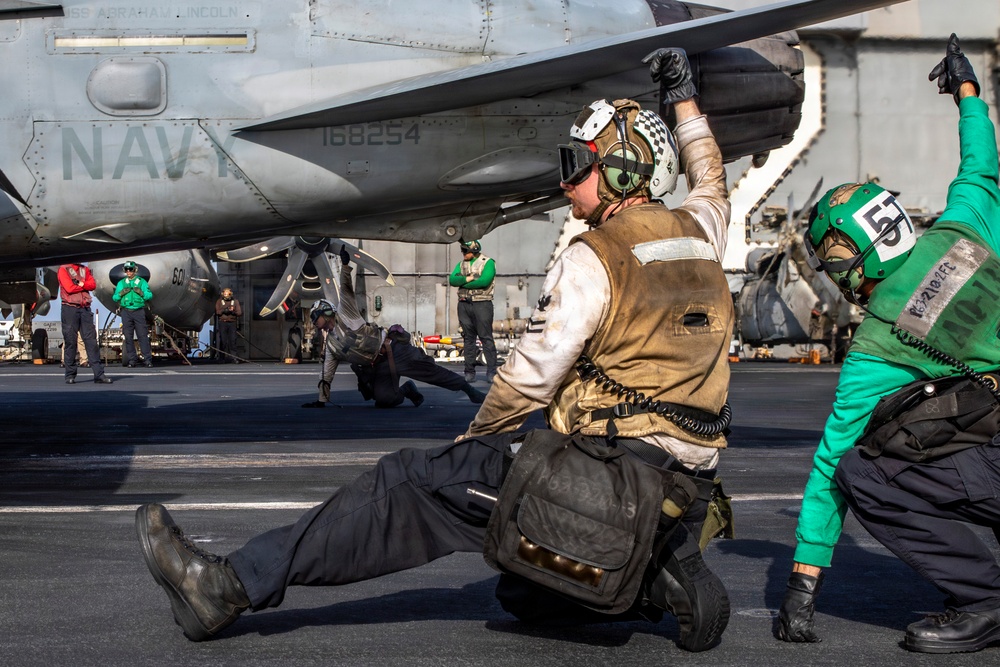 USS Abraham Lincoln (CVN72) supports Operation Epic Fury
