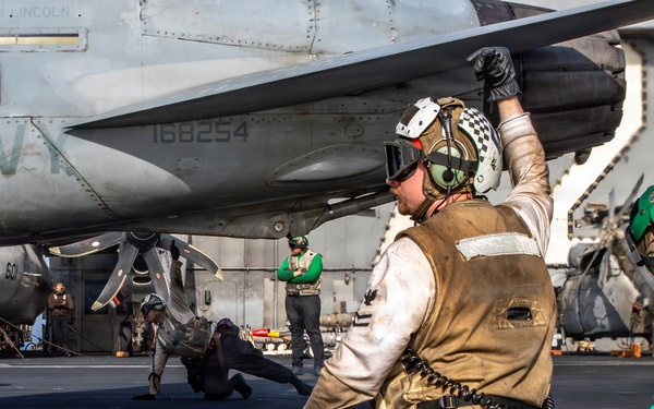 USS Abraham Lincoln (CVN72) supports Operation Epic Fury