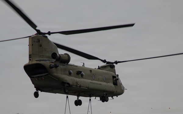 Chinook Sling Load during Freedom Shield 26