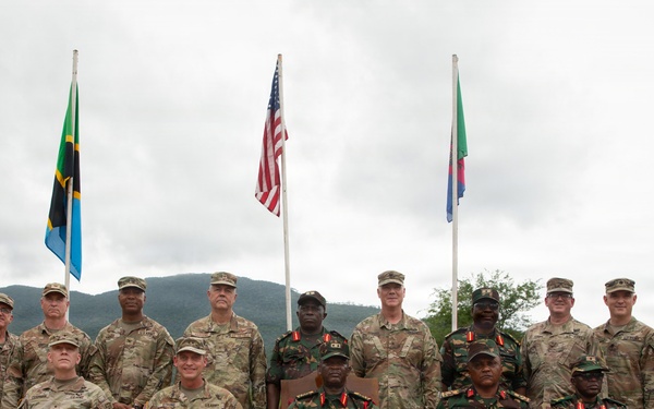 US, Tanzania soldiers conduct FTX demonstration during JA26 closing ceremony