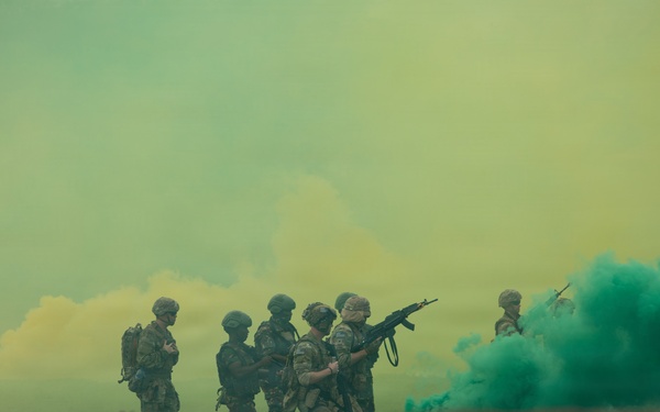 US, Tanzania soldiers conduct FTX demonstration during JA26 closing ceremony