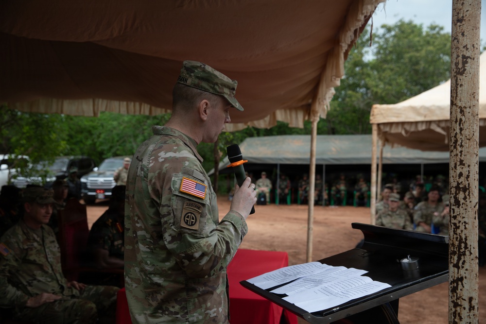 US, Tanzania soldiers conduct FTX demonstration during JA26 closing ceremony