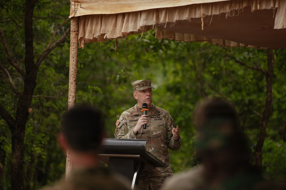 US, Tanzania senior military leaders visit Msata Military Training Base during JA26