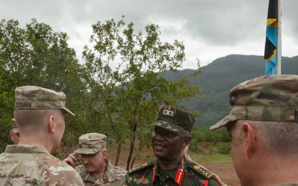 US, Tanzania senior military leaders visit Msata Military Training Base during JA26