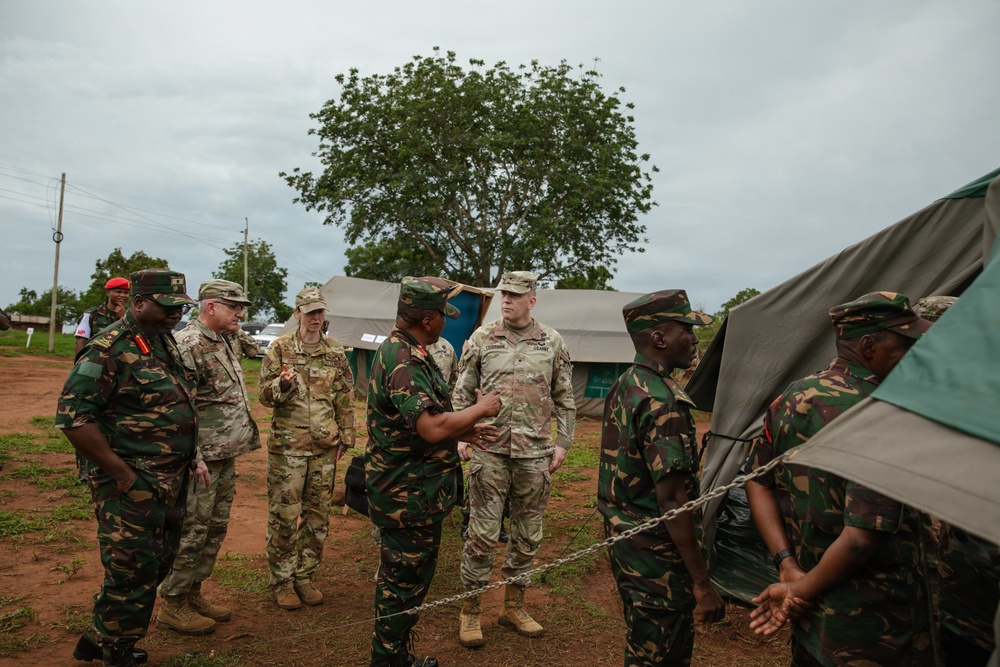 US, Tanzania senior military leaders visit Msata Military Training Base during JA26