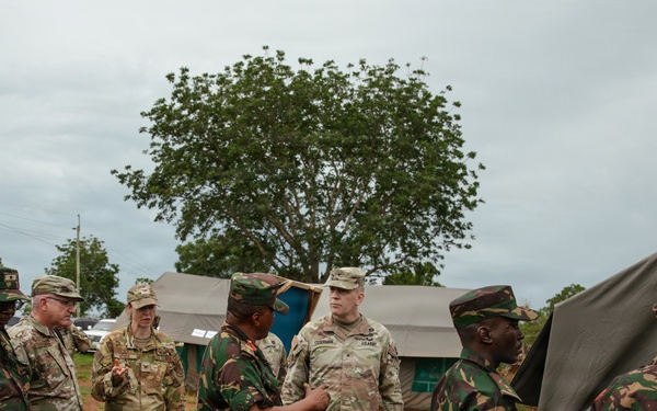 US, Tanzania senior military leaders visit Msata Military Training Base during JA26