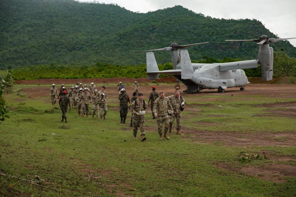 US, Tanzania senior military leaders visit Msata Military Training Base during JA26