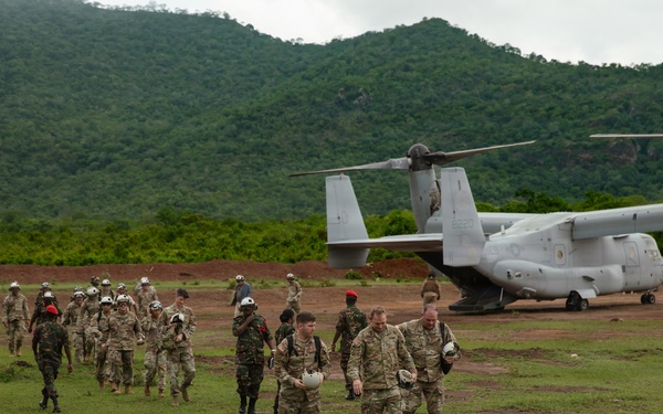 US, Tanzania senior military leaders visit Msata Military Training Base during JA26