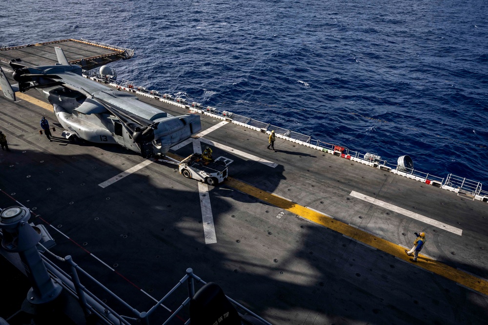 USS Iwo Jima Conducts Flight Operations