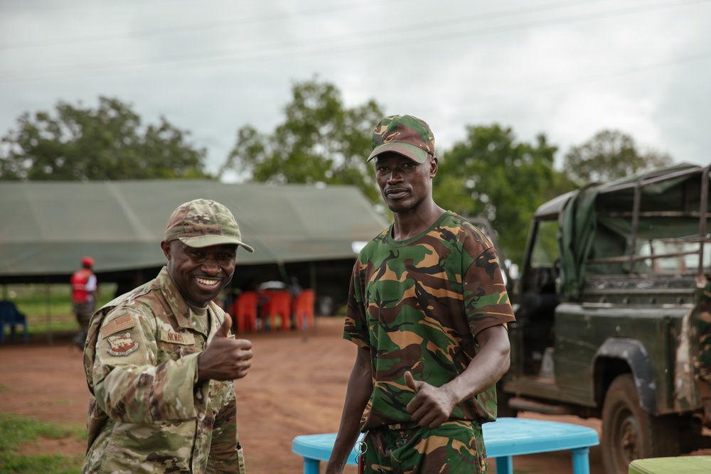 US, Tanzania military medical professionals conduct a medical outreach during JA26