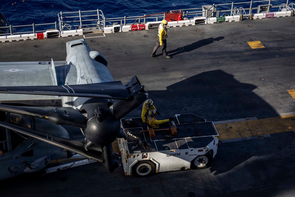USS Iwo Jima Conducts Flight Operations