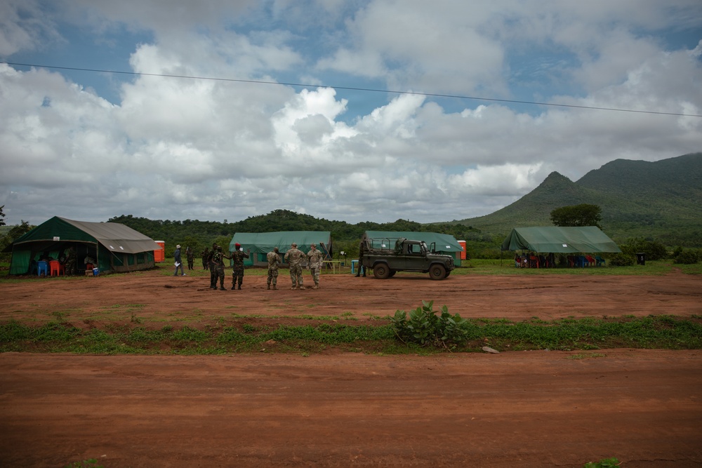 US, Tanzania military medical professionals conduct a medical outreach during JA26