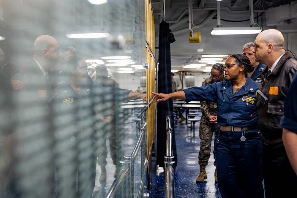 USS Iwo Jima Holds Battle of Iwo Jima 81st Anniversary Remembrance Ceremony