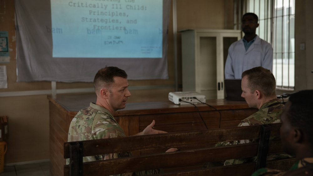 US, Tanzania medical professionals conduct a pediatric knowledge exchange during JA26