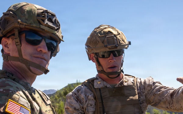 JTF-SB Senior Leader visits 2nd Bn, 1st Marines