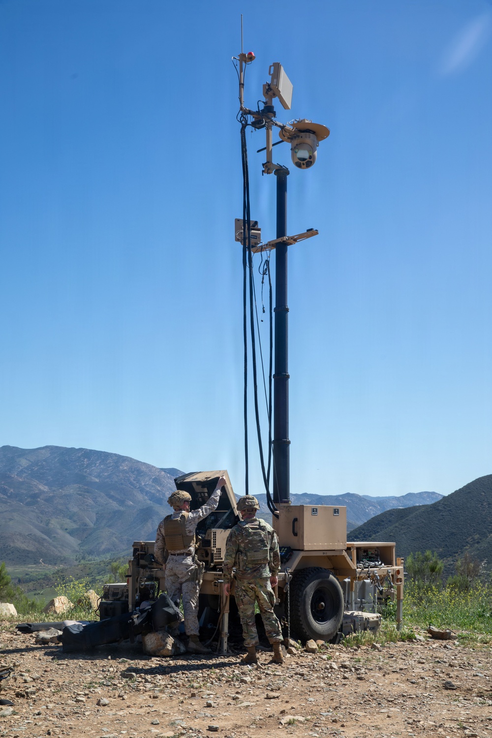 JTF-SB Senior Leader visits 2nd Bn, 1st Marines