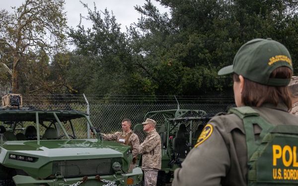 38th Assistant Commandant of the Marine Corps Visits Marines assigned to Joint Task Force-Southern Border