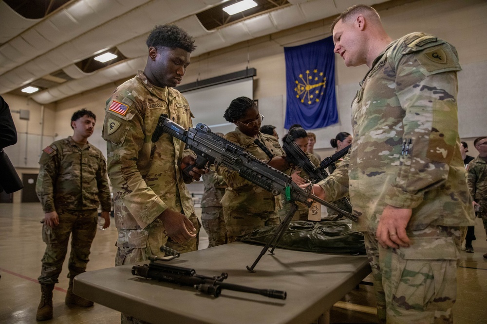 38th Infantry Division conducts weapons PMI at the armory.