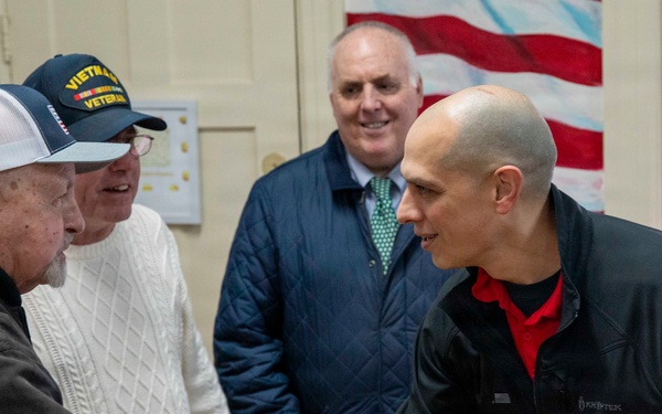 Pre-Commissioning Unit (PCU) Harvey C. Barnum Jr. (DDG 124) Crew Visits South Boston VFW Post