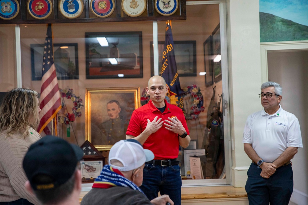 Pre-Commissioning Unit (PCU) Harvey C. Barnum Jr. (DDG 124) Crew Visits South Boston VFW Post