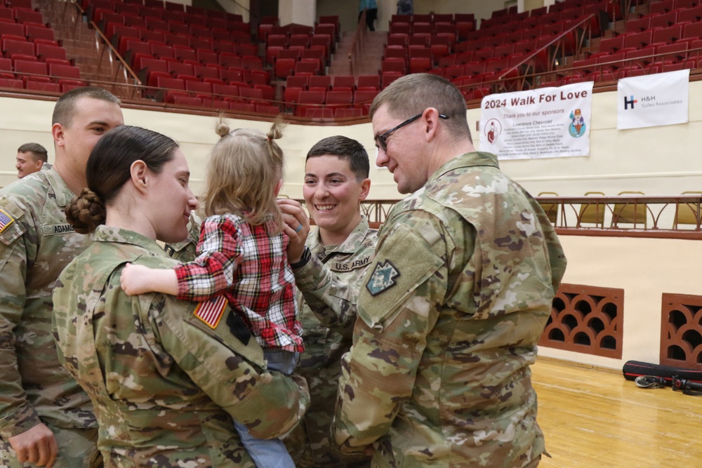 131st Transportation Company deployment ceremony