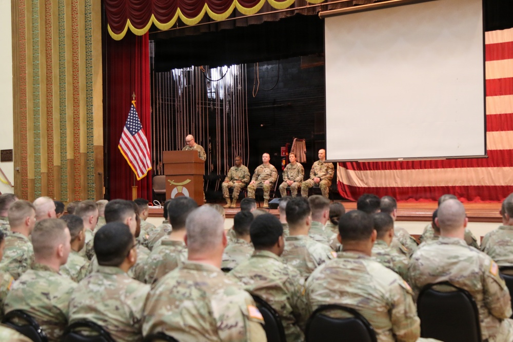 131st Transportation Company deployment ceremony