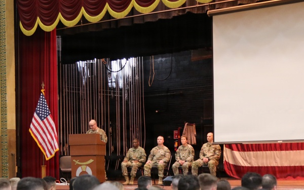 131st Transportation Company deployment ceremony