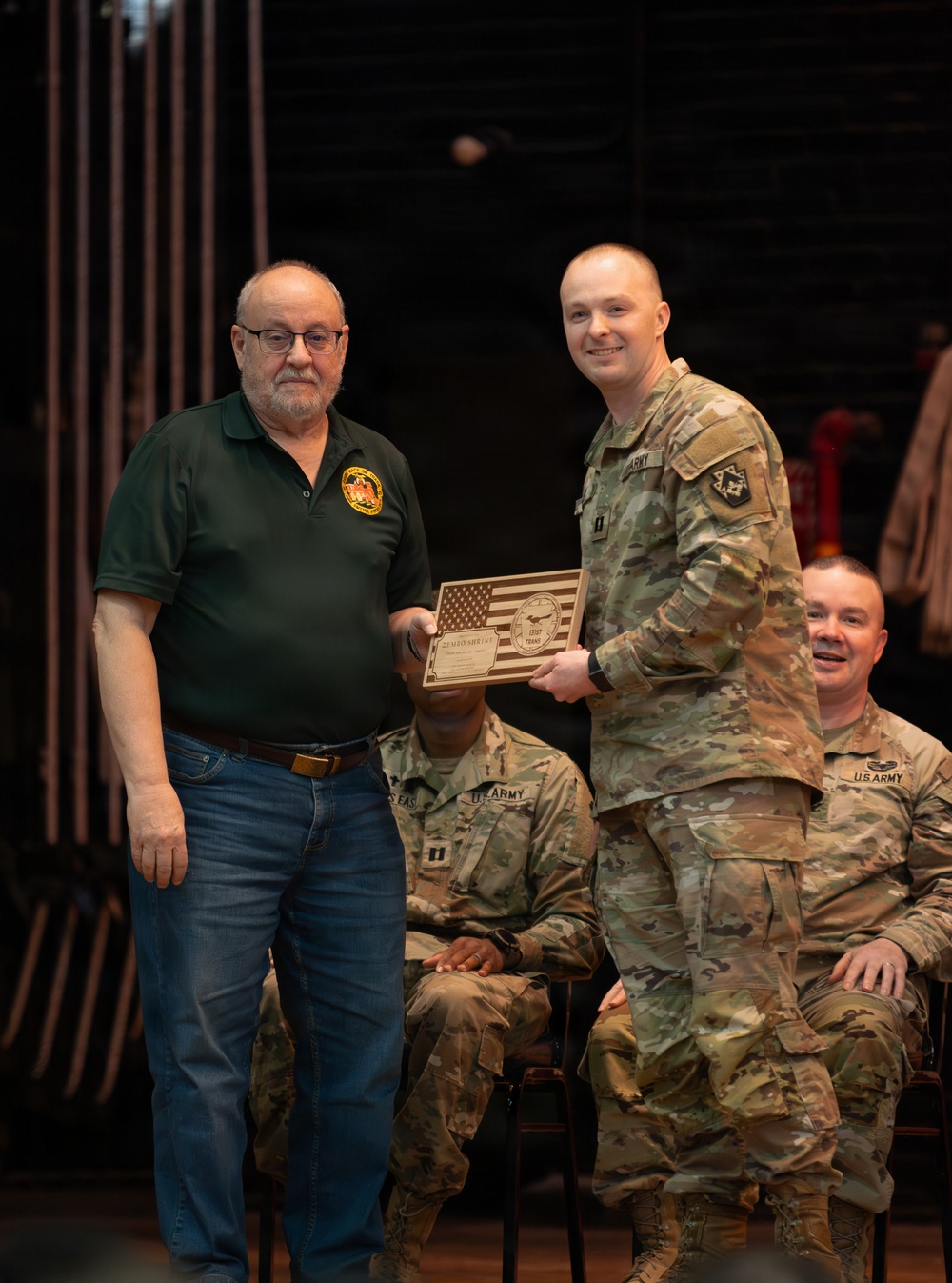 131st Transportation Company deployment ceremony