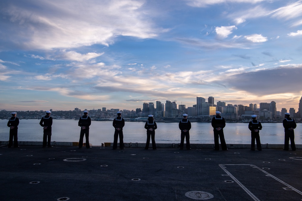 Nimitz Departs San Diego