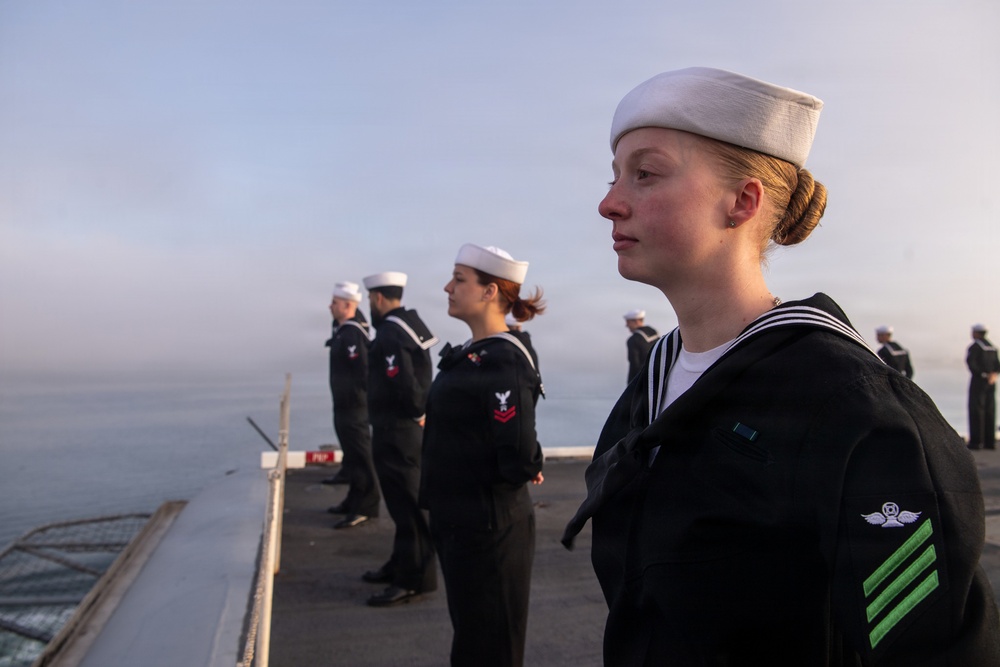 Nimitz Departs San Diego