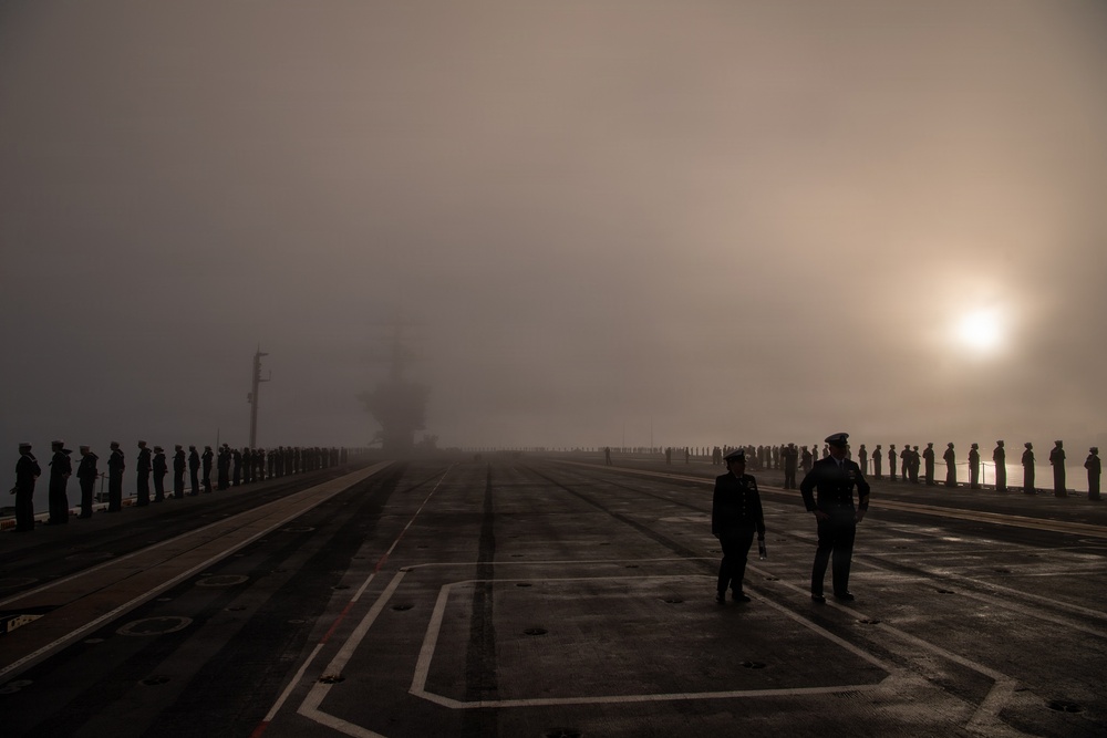 Nimitz Departs San Diego