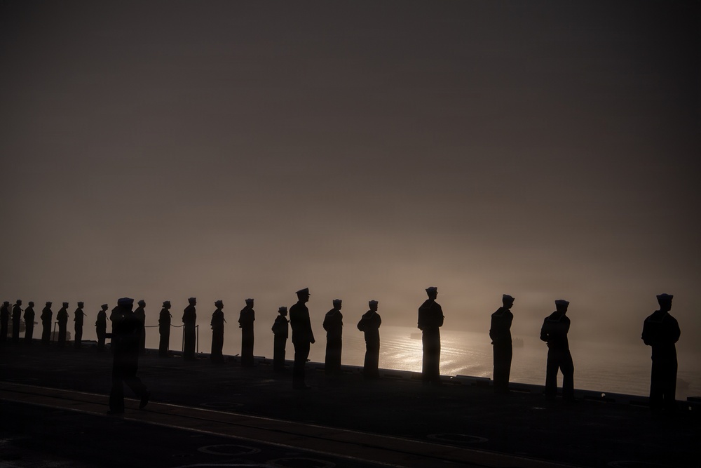 Nimitz Departs San Diego