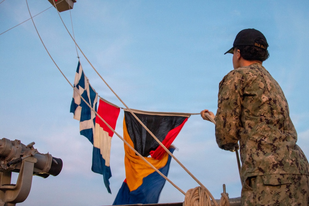 Nimitz Departs San Diego