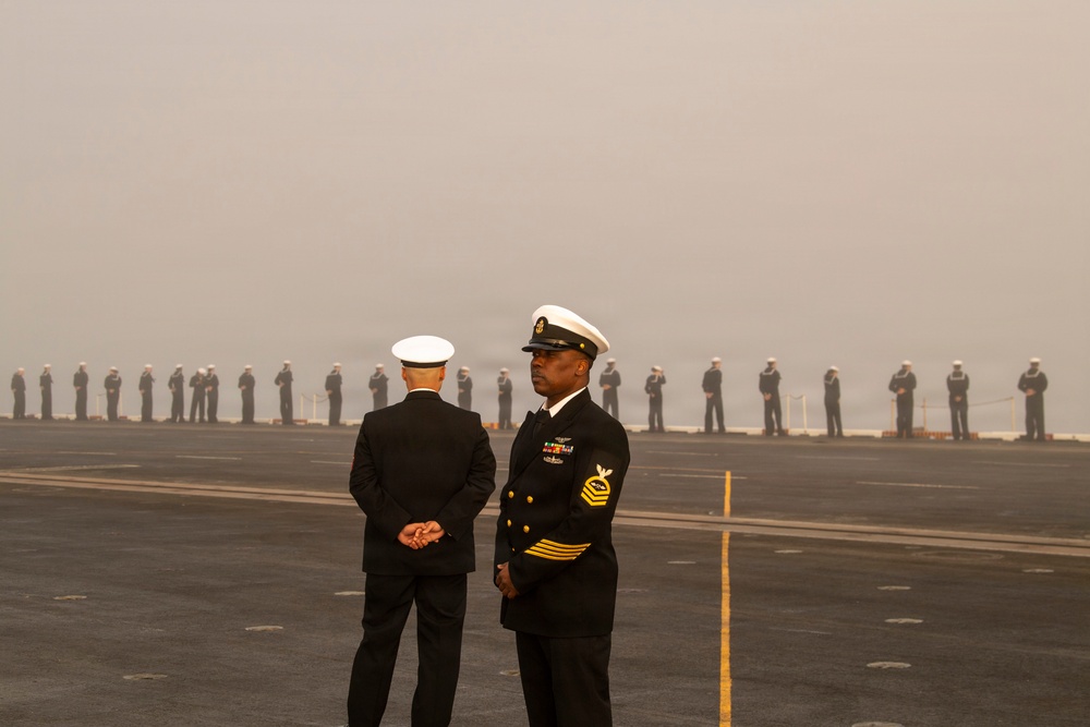 Nimitz Departs San Diego