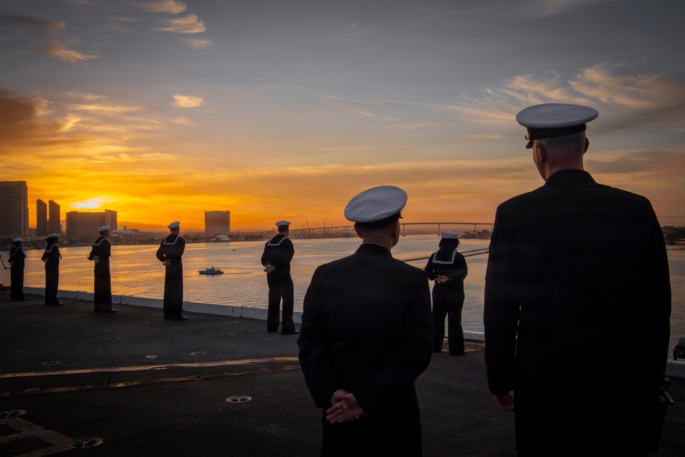 Nimitz Departs San Diego