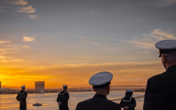 Nimitz Departs San Diego