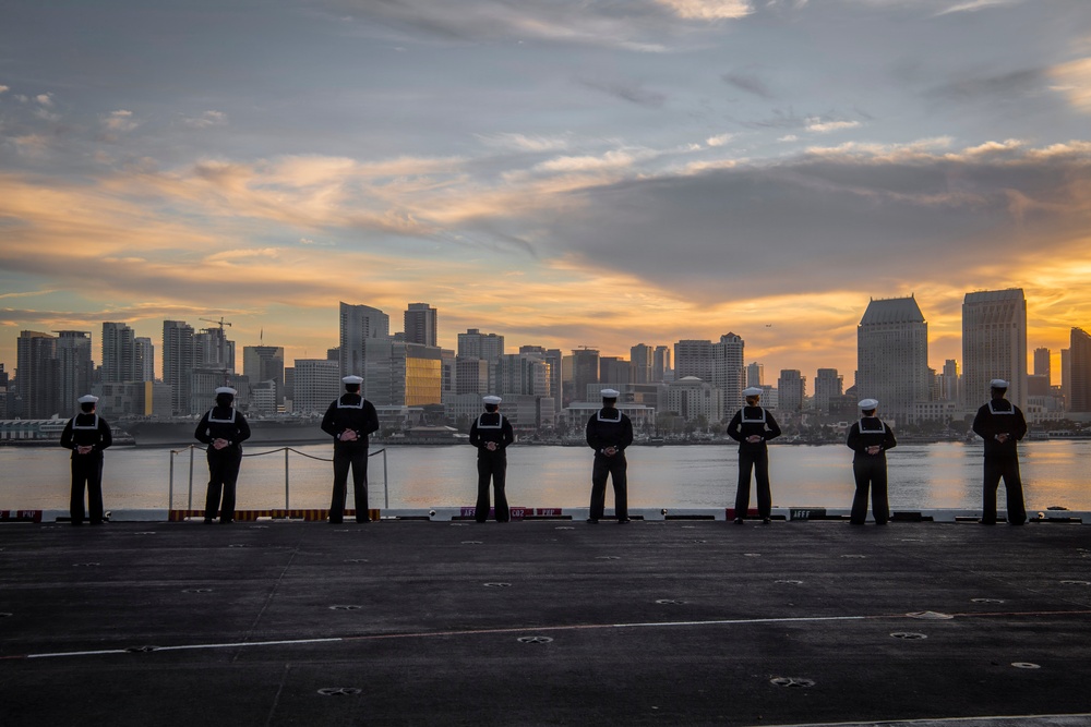 Nimitz Departs San Diego