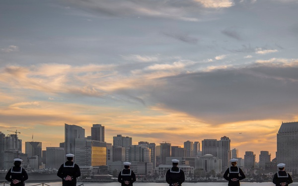 Nimitz Departs San Diego