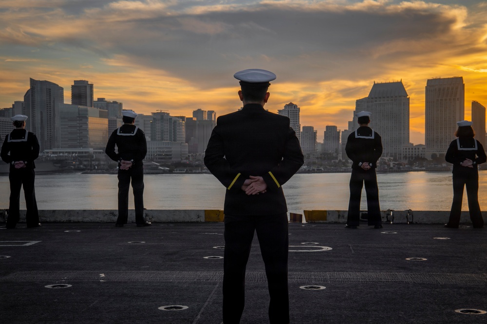 Nimitz Departs San Diego