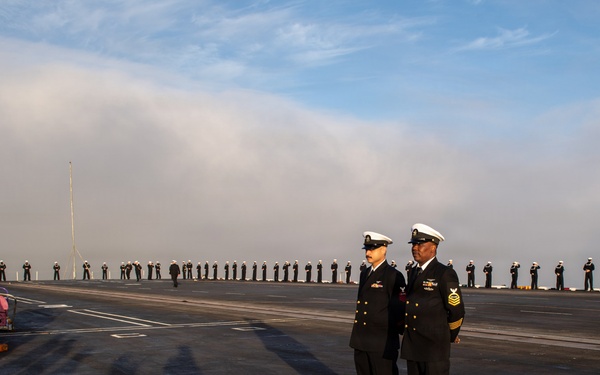 Nimitz Departs San Diego