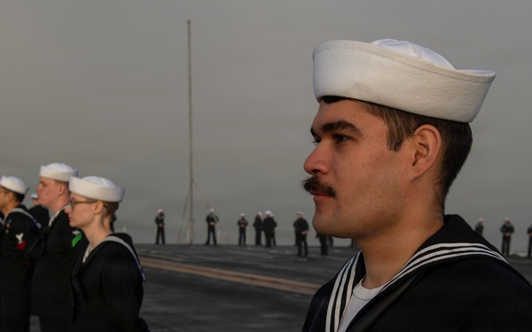 Nimitz Departs San Diego